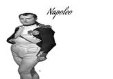An image of Napoleon standing next to the word "Napoleo," a misspelling of his name. Originally posted by X user @Azurincringel, who allegedly saw it in a dream.