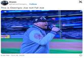 American rapper Fat Joe during his performance ahead of the Los Angeles Dodgers vs. New York Yankees in Game 3 of the 2024 MLB World Series, which some netizens alleged he has "Ozempic face appearance.":https://knowyourmeme.com/memes/ozempic-face