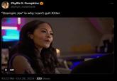 Phyllis S. Pumpkins @phyll_indablank "Ozempic Joe" is why I can't quit Xitter II GIF 10:22 PM - Oct 28, 2024 323 Views