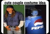 cute couple costume idea PEPSI