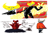 The first one has Wayne and Somsnosa, which I put as the Source link
The <a href="https://feengoid.tumblr.com/post/754706370805235712/i-neet-him">second post</a> I took from has Pongorma