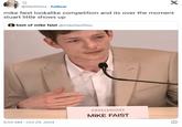0 X @litlefishes. Follow mike faist lookalike competition and its over the moment stuart little shows up best of mike faist @mikefaistfiles CHALLENGERS MIKE FAIST 6:59 AM Oct 29, 2024