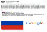 Witch DoctorDB @db_witch Russia: Google you are grounded grounded grounded ... grounded grounded grounded grounded grounded grounded grounded grounded grounded grounded grounded grounded grounded grounded grounded grounded grounded grounded grounded grounded grounded grounded grounded grounded grounded Dexerto @Dexerto 22h A Russian court has fined Google $2,500,000,000,000,000,000,000,000,000,000,000 ($2.5 decillion) for blocking their content on YouTube • 4:47 PM Oct 30, 2024 779K Views Google