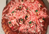 Candy Cane Pizza