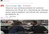 Kendall Roy Succession "You're Too Online" meme about those who are too entrenched in online discourse