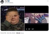 chad @chaddybear • 10:22 PM ⚫ Oct 30, 2024 · 195.6K Views II GIF ALT
