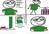 自民党 hmm today i will Vote in Japan |宜民党 winner Liberal Democratic Party 自民党 B0,000 8,000,000 Vote