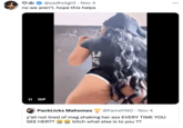 NA @sadhotgirl. Nov 4 no we aren't. hope this helps II GIF PackLicks Mahomes@FameYNO • Nov 4 y'all not tired of meg shaking her ass EVERY TIME YOU bitch what else is to you ?? SEE HER?? ...
