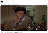 A Sensitive Young Men Autumn meme depicting actor Al Pacino. A parody of the Hot Girl Summer trend.