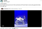 bands @Peenigga1 I was there he made everyone turn the cameras off and had 4 security guards help him get up ja-hamon @funnyhoodvidss - Nov 8 0:28 5:43 PM - Nov 9, 2024 10.3M Views