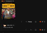 TimSoarer2 3h JACOB BATALON MARVEL STUDIOS CEO OF SEX EXCLUSIVELY IN MOVIE THEATRES JUNE 9 FORMAT... MAK SEX_CEO 1h This is not me Reply +74> ✓ 2>