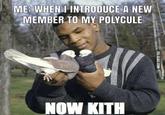 ME: WHEN I INTRODUCE A NEW MEMBER TO MY POLYCULE VIA 9GAG.COM NOW KITH