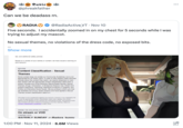 Tweet posted by @phreakfather in response to "VTuber":https://knowyourmeme.com/memes/vtubers-virtual-influencers RadiaActive complaining about "Twitch":https://knowyourmeme.com/memes/sites/twitch classifying her content as "sexual." The classification supposedly came after her camera zoomed into her VTuber avatar's chest. Notably, both RadiaActive and Adora Bunny are known for sporting avatars with excessively large chests, leading to several "Twitter":https://knowyourmeme.com/memes/sites/twitter-x users posting memes and jokes about the "Twitch Thot Meta":https://knowyourmeme.com/memes/events/twitch-sexual-content-meta.