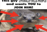 This guy LITERALLY KILLS PEOPLE and wants YOU to -ՀԱՈՉ ՐԱՄԱՆ JOIN HIM! mstin @hyraxfangs amstim mstin