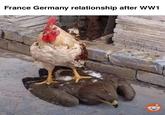 Pretty much France Germany relationship after WW1 JOS