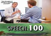"Any thoughts of suicide or hurting yourself?" "No." SPEECH 100 made with mematic RALEX147