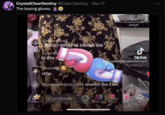 CrystalClearDestiny @Clear_Destiny_ • Nov 17 The boxing gloves. Vivianaasall LMAOO WHAT IS GOING ON Kayden Is this Destinyy stop աւո ل Tik Tok @user7040327596309824679 Daisiesandpetunias shared the LIVE Comment Subscr... Multi-g Rose Gift 11