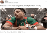 Elija @DANTECANTDIE Erdtree nominated for goty but not phantom liberty II GIF ALT 9:44 PM • Nov 18, 2024 17.7K Views
