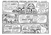 AMELIA WATSON, VIRTUAL DETECTIVE by WILLARD. OH, NO, I SAID "STEAMED HAMS!" THAT'S WHAT MY TIMELINE CALLS HAMBURGERS. " YOU CALL HAMBURGERS "STEAMED HAMS"? Y-YES! IT'S A R- WAIT THAT'S COOL THOUGH!! WHAT'S THAT ETYMOLOGY LIKE? YOUR TIMELINE MUST'VE INVENTED A WHOLE OTHER WAY TO MAKE BURGERS!! MY WORLD COULD LEARN SO MUCH.... HEY COULD YOU SMUGGLE ONE OF YOUR HAM-STEAMERS INTO MY TIMELINE? I WON'T TELL THE WARDEN ANYTHING... I JUST CAN'T KID MYSELF 11/1 |||||||||