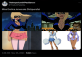 I am Truly Thelmperium OfPadSensei @TheEvilPadzilla Miss Erotica Jones aka Stripperella! 4:38 AM Nov 25, 2024 1,132 Views