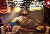 A meme showing Lebron James sitting on a throne. The caption reads, "How fellas start feeling after eating steak n eggs off a wooden cutting board."
