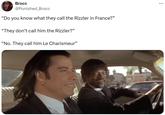Brocc @Punished Brocc "Do you know what they call the Rizzler in France?" "They don't call him the Rizzler?" "No. They call him Le Charismeur" ...