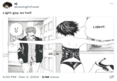aj @lawlightfreak Light gay as hell Jα 5:50 PM Dec 2, 2024 3.1M Views ... LIGHT.