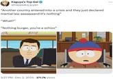 And it's gone Stan Marsh Nothing Ever Happens meme about the 2024 martial law declaration in South Korea