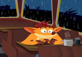 Crash on a diner