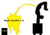 MUR JAUNE (?) Treize