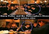 lemmistakes.com Harry Potter and the Philosopher's Stone Harry switches sides moviemistakes Ram