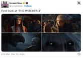 SCREENTIME ScreenTime @screentime Follow First look at 'THE WITCHER 4' 8:16 PM - Dec 12, 2024 #THEGAMEAWARDS X #THEGAMEAWARDS #THEGAMEAWARDS #THEGAMEAWARDS