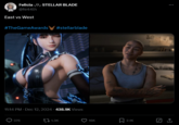 Felicia ♡STELLAR BLADE @fe44lh East vs West #TheGameAwards #stellarblade 11:14 PM · Dec 12, 2024 438.9K Views 376 1.3K 16K 2.1K ERIDA