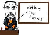 Gordon Freeman version of the Nothing Ever Happens meme