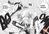 Redditor /u/EnigWa8 posted a series of edited manga panels to /r/MemePiece in December 2024 as part of a  "catchphrase":https://knowyourmeme.com/memes/cultures/catchphrases and "snowclone":https://knowyourmeme.com/memes/snowclone trend that power-scaled Kuzan against other _One Piece_ characters.