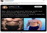 Post concluding that women lie when they say that they like the "dad bod" physique due to them misinterpreting what it refers to.