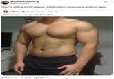 Post referring to the "dad bod" discourse picture as an "off-season bodybuilder".