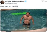 Post bringing Tony Soprano as an example of a "dad bod"