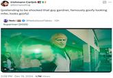 Irishmann Carljob C @bornposting (pretending to be shocked that guy gardner, famously goofy looking mfer, looks goofy) Neb| @NebsGoodTakes • 13h Superman (2025) II GIF 2:08 PM Dec 19, 2024 1.7M Views • ...