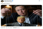 Kyle Sweetser @sweetser_kyle President Musk . . 8:58 PM Dec 18, 2024 619.2K Views GROK/ ☑