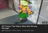Koishi Komeiji version of the 30 Times the Glass Was Not Strong Enough meme