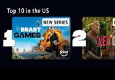 Top 10 in the US BEAST GAMES NEW SERIES prime 2 RED O