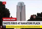Satirical news headline showing the Nakatomi Plaza featured in the _Die Hard_ action movie. 