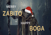 One of several "Zabito Boga" memes posted by members of /r/EldenRing in December 2024. The phrase is Polish for "God Slain," a message that appears onscreen after a player defeats Radahn.