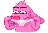 A "GIF":https://knowyourmeme.com/memes/cultures/gif of Lovehound sniffing panties from the Pink Dog "Telegram":https://knowyourmeme.com/memes/sites/telegram GIFs, also known as the Lovehound sticker pack.