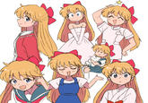 Minako Aino art by @nanashi4488