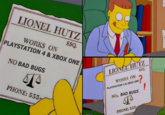 LIONEL HUTZ ESQ PLAYSTATION 4 & XBOX ONE WORKS ON NO BAD BUGS PHONE: 555- LIONEL HUTZ WORKS ON ESQ E? ! PLAYSTATION 4 & XBOX ONE NO, BAD BUGS PHONE: 555