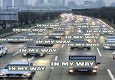 A recaptioned parody version of Real People in Other Cars image