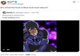 User reacts to a fan-made video of Blue Lock character Rin Itoshi looking freaky.