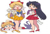 Sailor moon doodle by nanashi4488 W